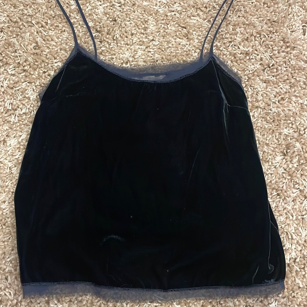 Velvet tank top